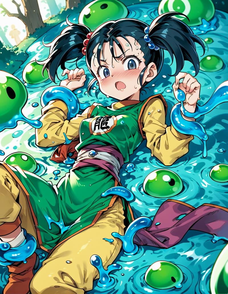 1girls,  fighter(dq3),  black hair by Ttan on Tensor.Art