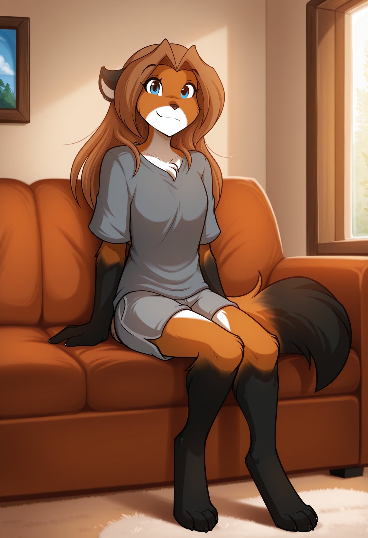 laura_twokinds,  anthro fox,  furry anthro by ExileWolfGamez on Tensor.Art
