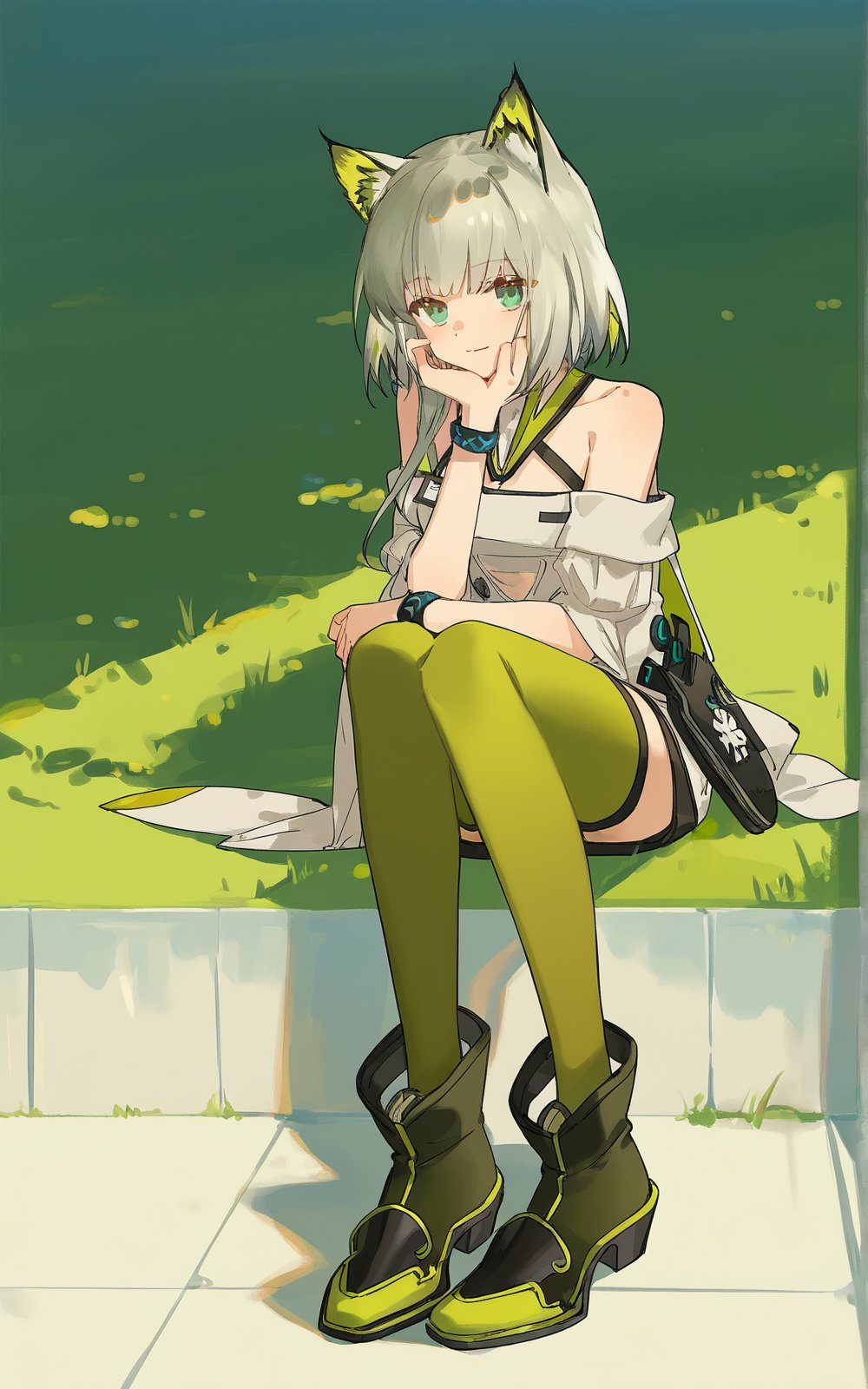 kaltsit,  arknights,  green_dress by reprinter on Tensor.Art