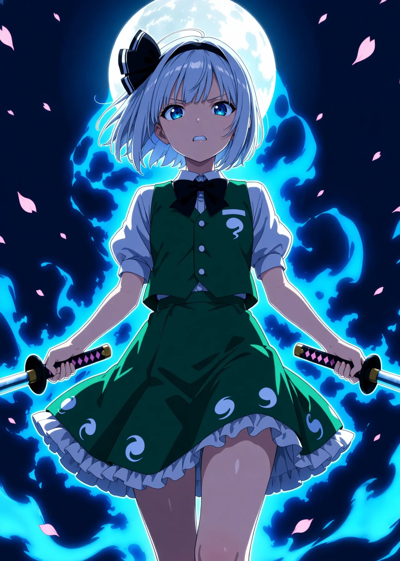 1girl,  konpaku youmu,  touhou by miaomiao on Tensor.Art