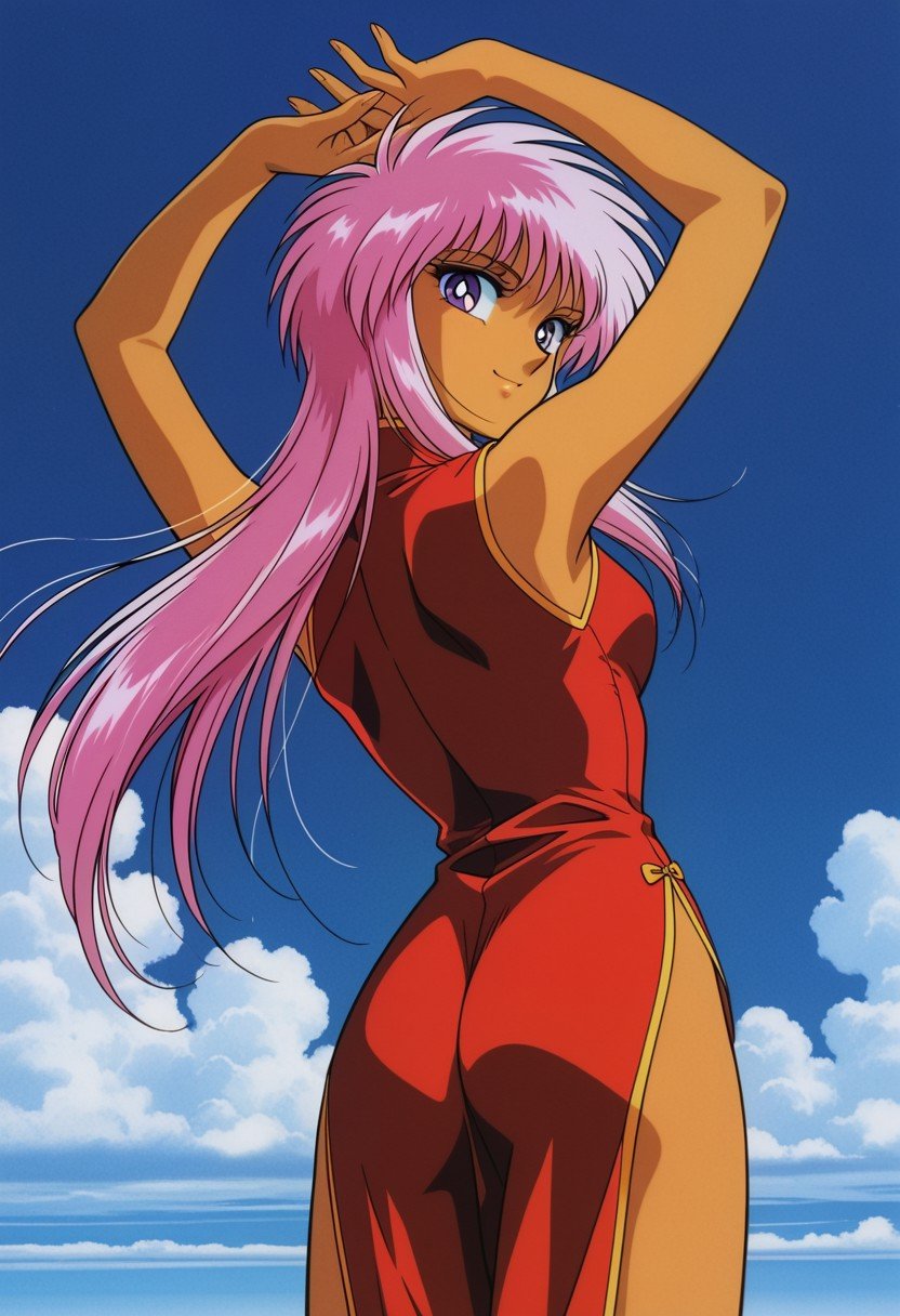 masterpiece,  best quality,  1990s anime style by user_822313880419111996 on Tensor.Art