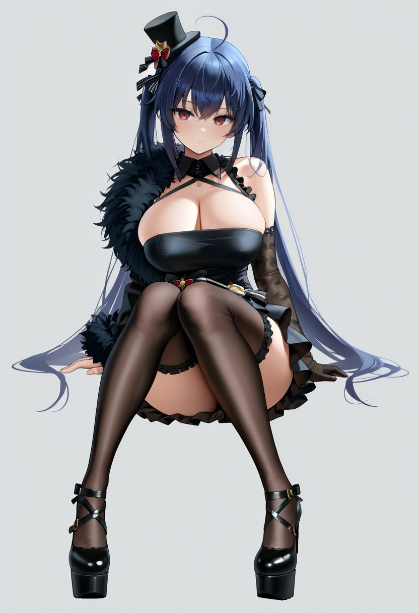 masterpiece,  best quality,  black idol dress by miaomiao on Tensor.Art