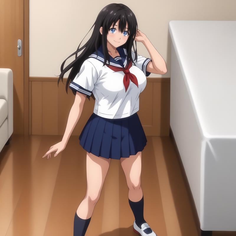 smile,  solo,  KaoriKitamura by Ttan on Tensor.Art