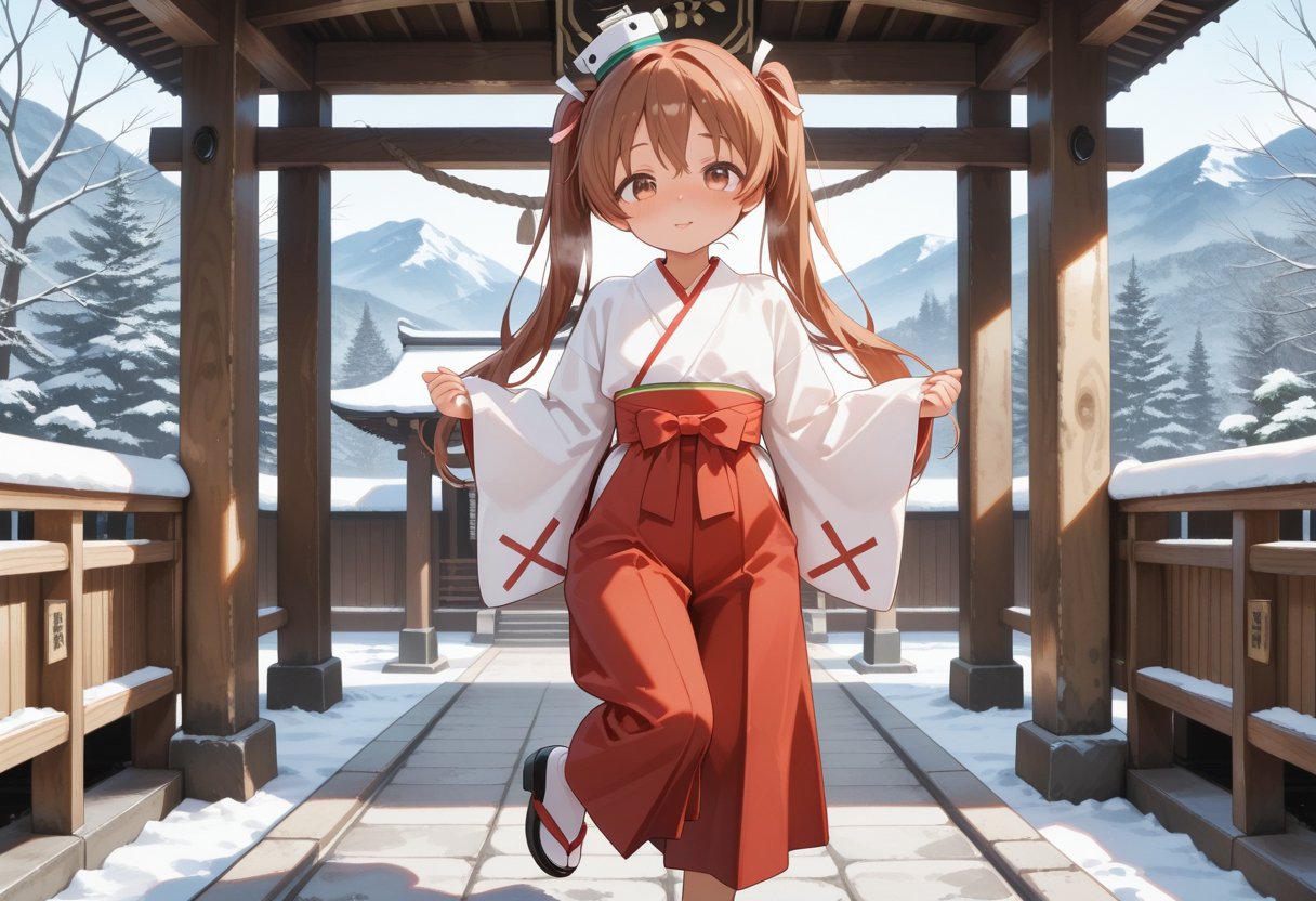 1girl,  solo,  shrine maiden by miaomiao on Tensor.Art