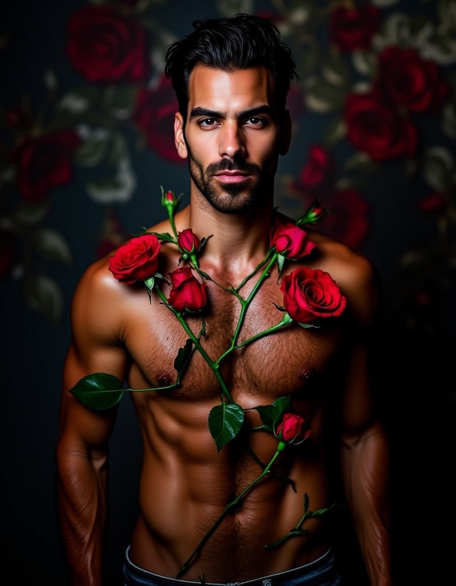 Dark Moody Atmosphere,  Nyle Dimarco ,  medium shot by HottiesnHotties on Tensor.Art
