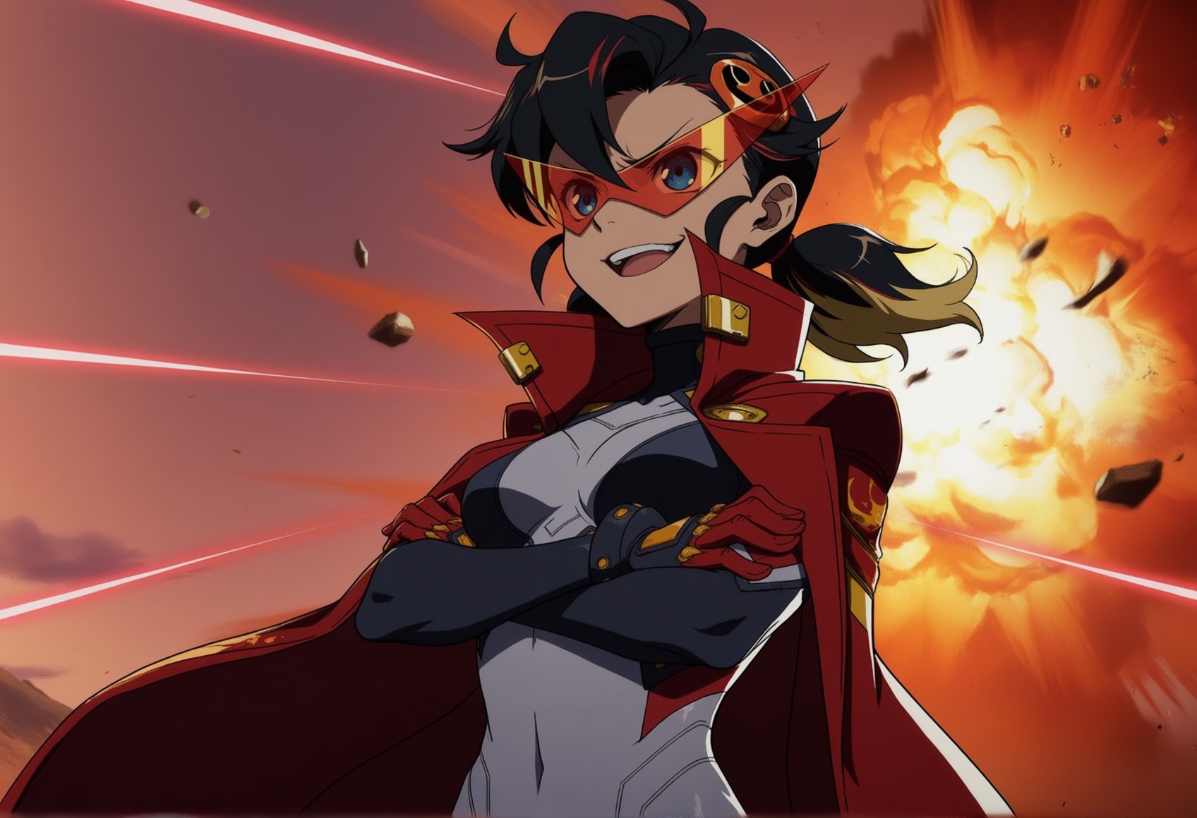 anime screencap,  anime coloring,  tengen toppa gurren lagann by NeclordX on Tensor.Art