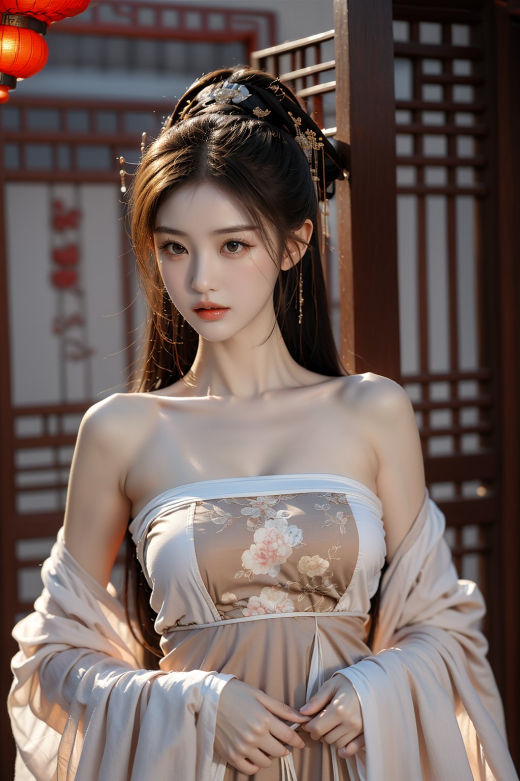 masterpiece,best quality,extremely detailed 8K wallpaper,1girl,gufeng,