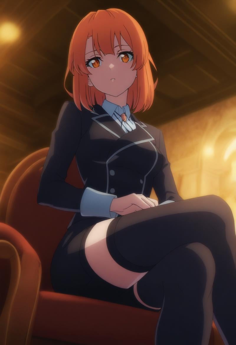 sysdeep_colette,  short hair,  orange hair by Ttan on Tensor.Art
