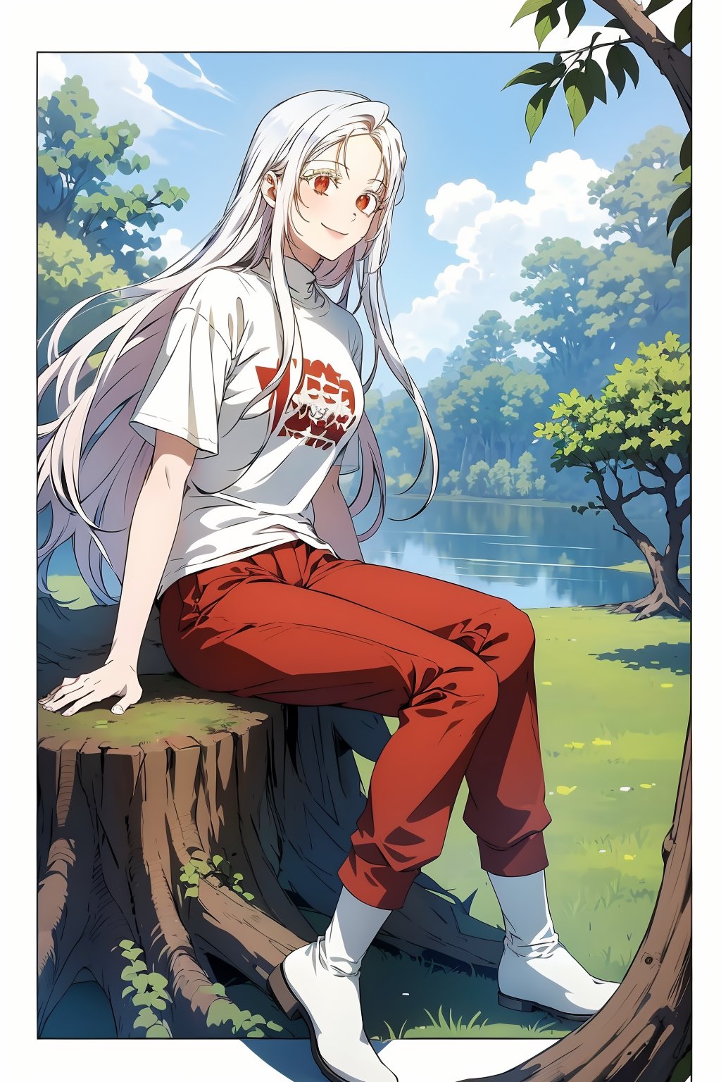 1girl,  solo,  red eyes by Ttan on Tensor.Art