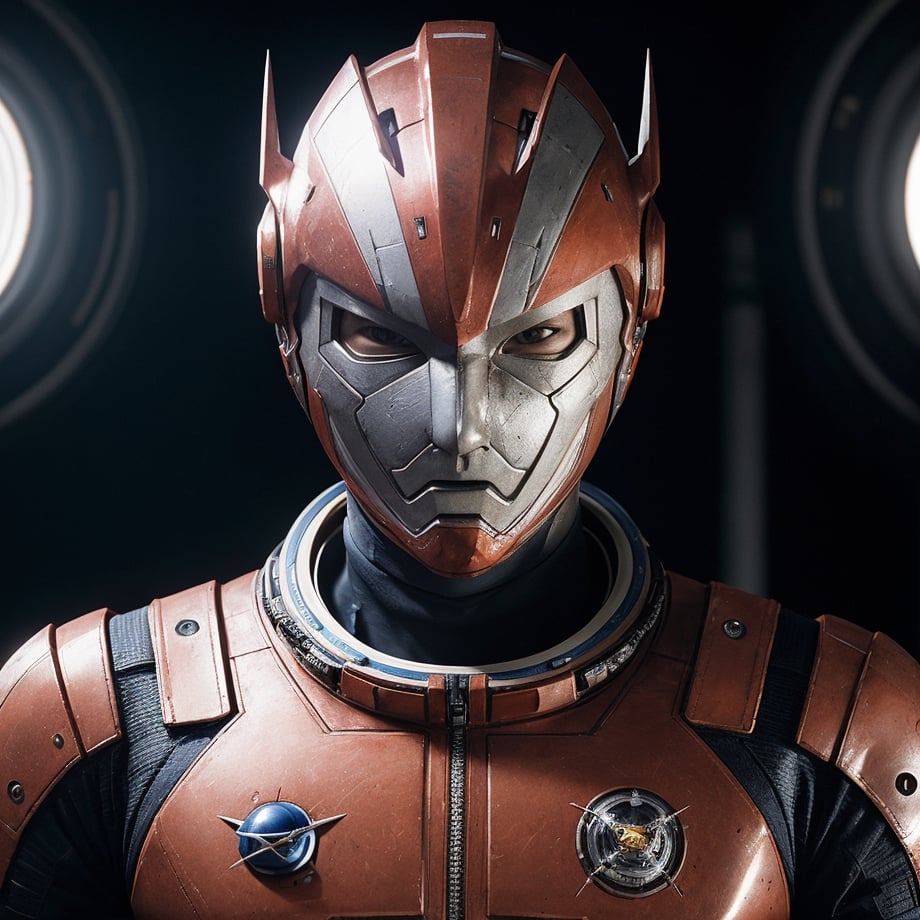 (masterpiece), (realistic), portrait of a Diga Ultraman, spacesuit,  upper body,  sharp focus, dramatic, award winning, cinematic lighting, octane render, unreal engine, volumetrics dtx