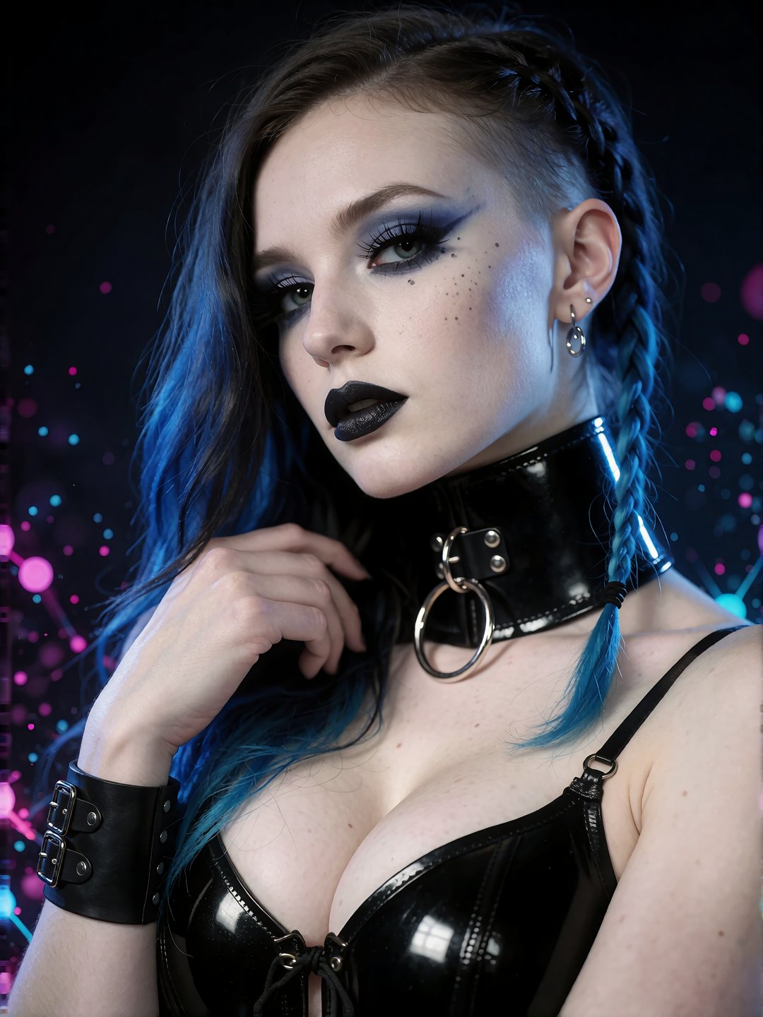 portrait photo,  1girl,  gothic girl by user_z on Tensor.Art