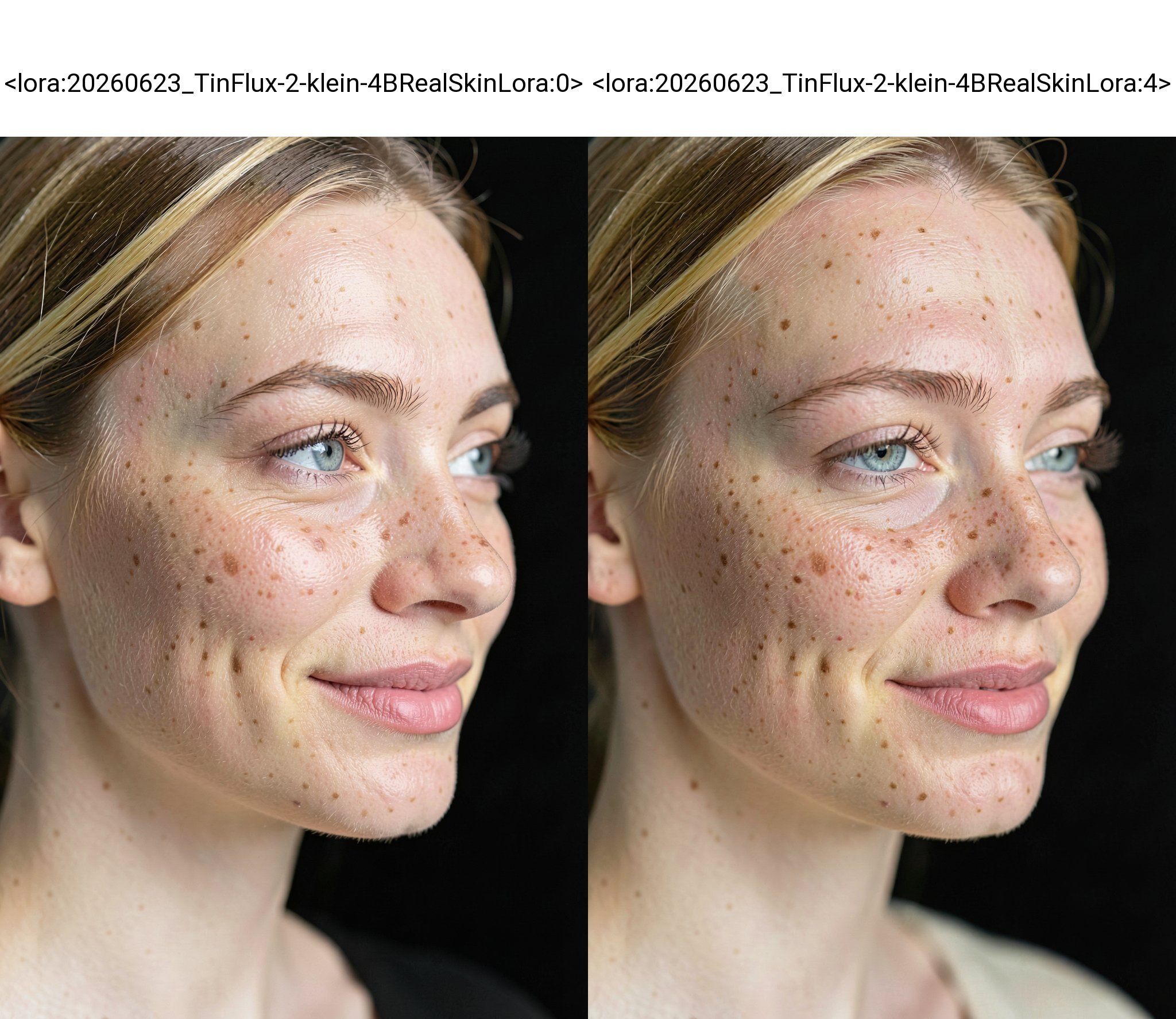 Real skin texture is clearly visible,  A portrait of a young Caucasian woman,  appearing to be in her early twenties by 天T...