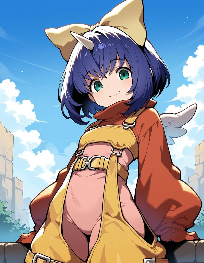 1girl,  eiko ff9,  hair bow by Ttan on Tensor.Art