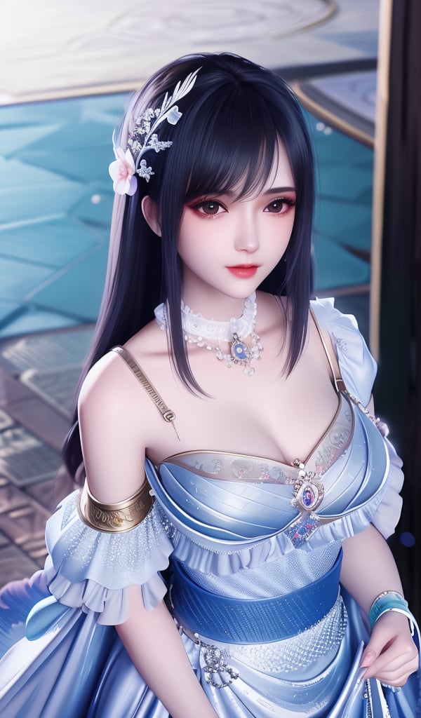 <lora:644-DA-神印王座-圣采儿-TYPE1:0.8>(,1girl, ,best quality, ),looking at viewer,  ,ultra detailed background,ultra detailed background,ultra realistic 8k cg,, ,masterpiece, (( , )),, ,   ,   cure blossom,  ,,  (cleavage), (), ,,