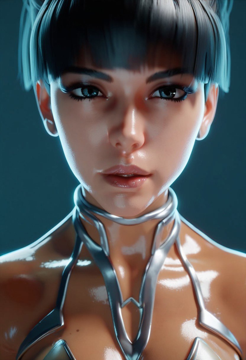 score_9, score_8_up, score_7_up, score_6_up,BREAK, eve,stellar blade,skinsuit,eve_(stellar_blade), portrait, face focus