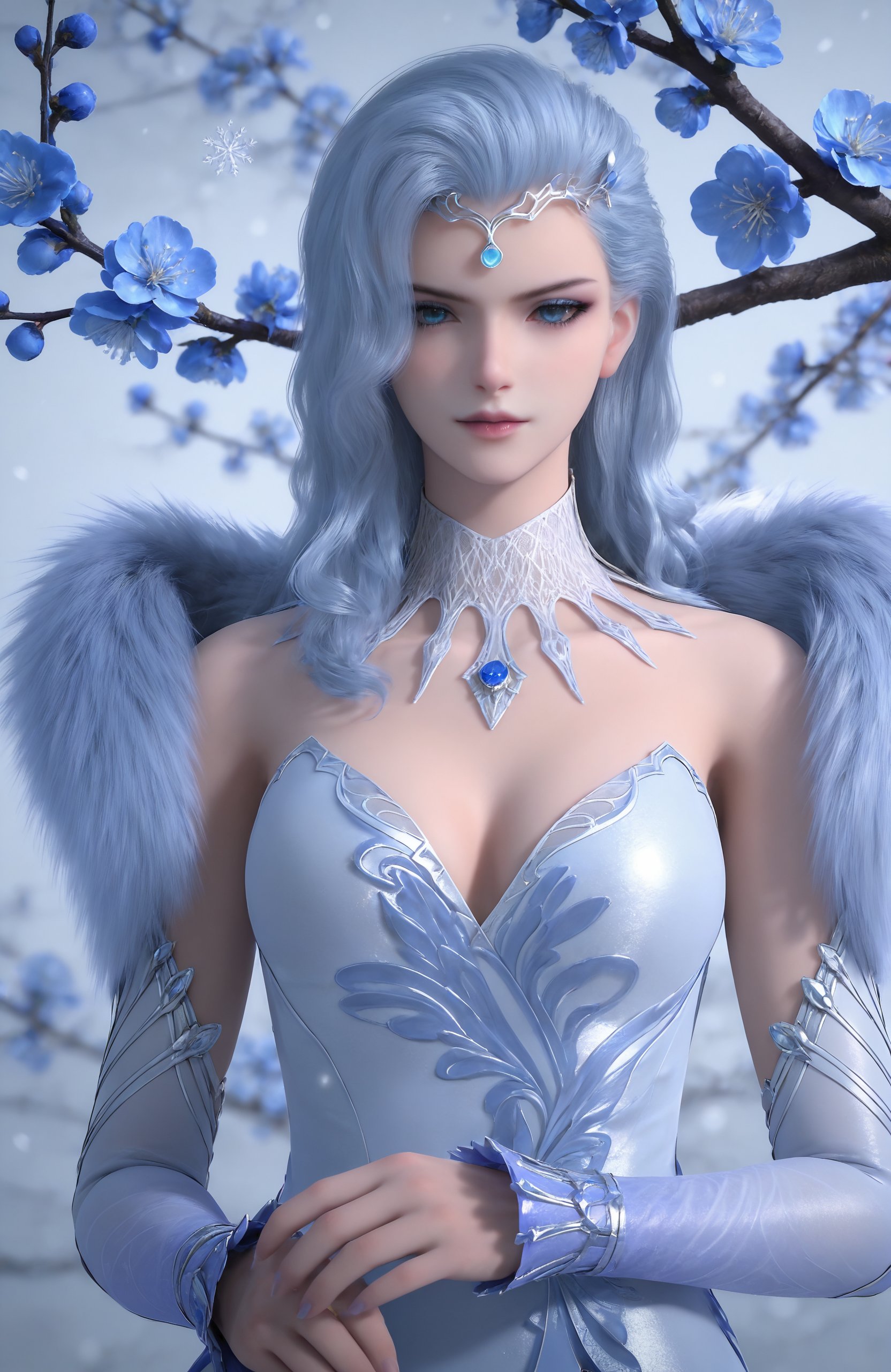 1girl,  long hair,  tiara by 漫 on Tensor.Art