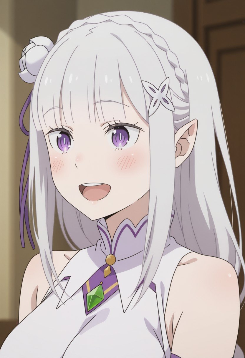 masterpiece,  best quality,  emilia (re:zero) by Ttan on Tensor.Art