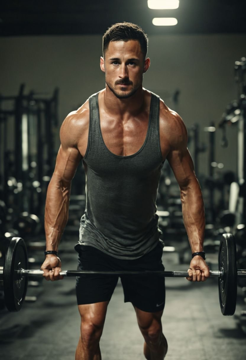Danny Amendola a man ,  cinematic film still,  ((sweaty)) by HottiesnHotties on Tensor.Art