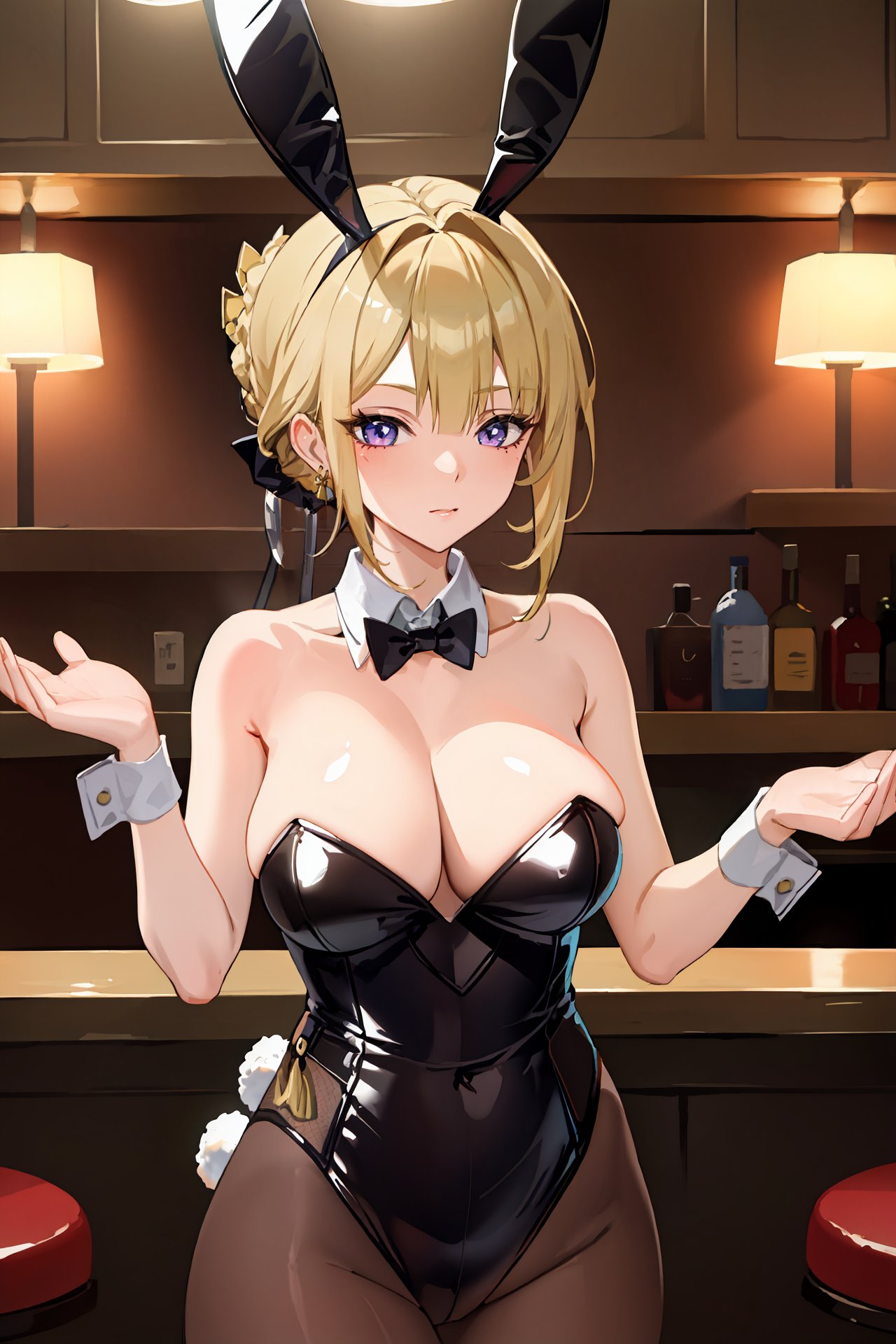 1girl,  solo,  evelyn chevalier by okingjo on Tensor.Art