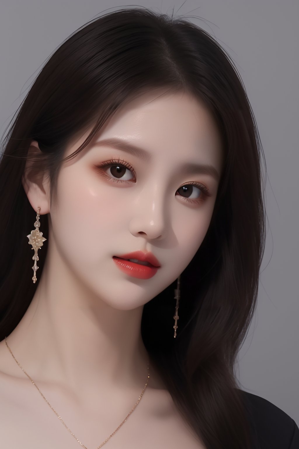 1girl,  bangs,  black shirt by 智绘ai on Tensor.Art
