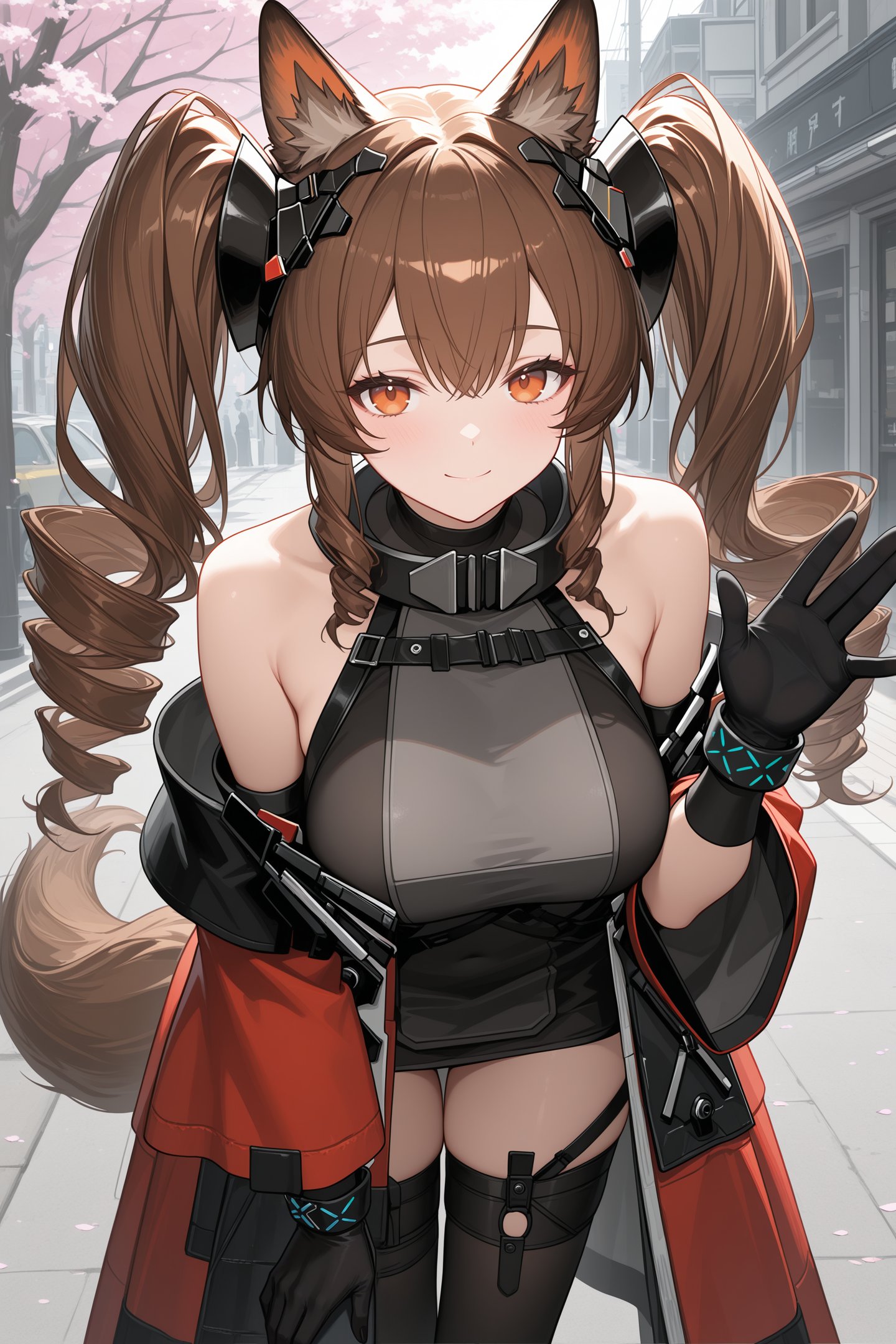 gilberta \(arknights\),  fox ears,  fox tail by reprinter on Tensor.Art