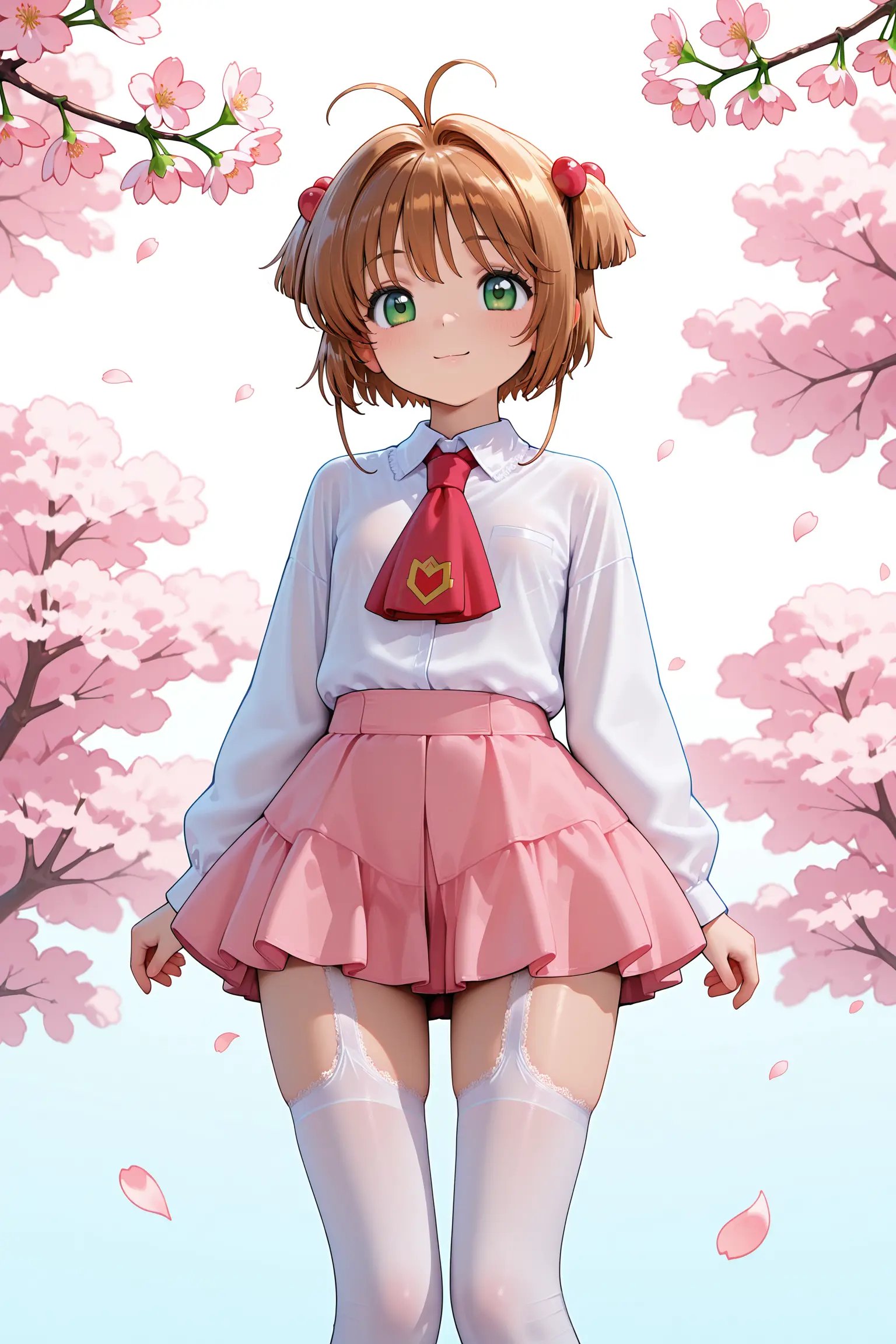 1girl,  suspender_thighhighs ,  lace-trimmed thighhighs by reprinter on Tensor.Art