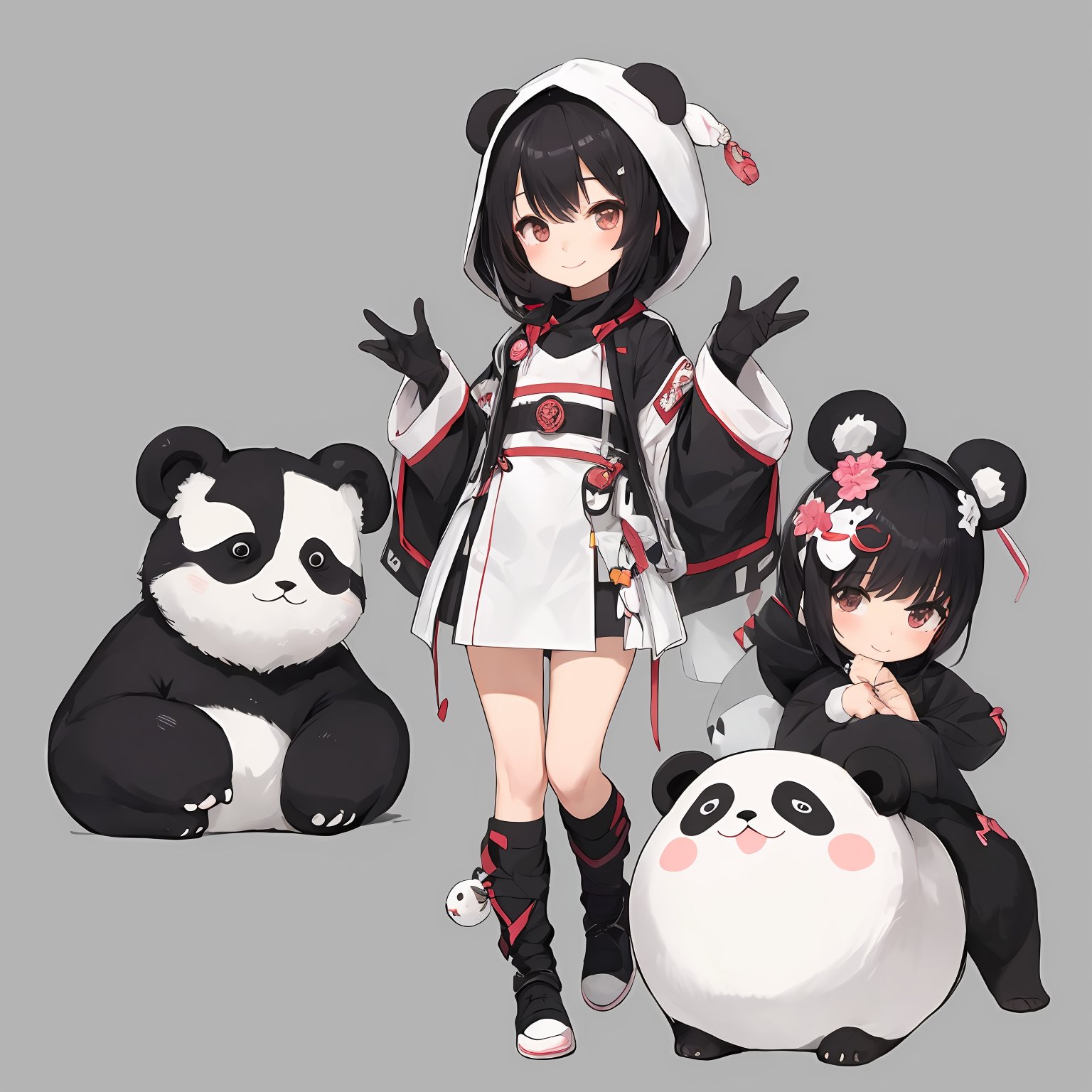 1girl,simple background,blank background,full body,SMILE,chibi,q_juese,chibi,<lora:wenchibi_v41:1>,a girl with a panda look,