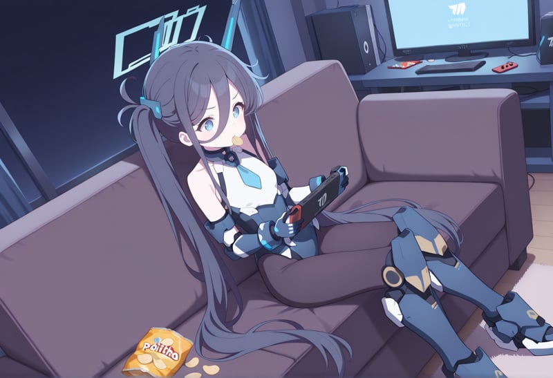 1girl,  very long hair,  twintails on Tensor.Art