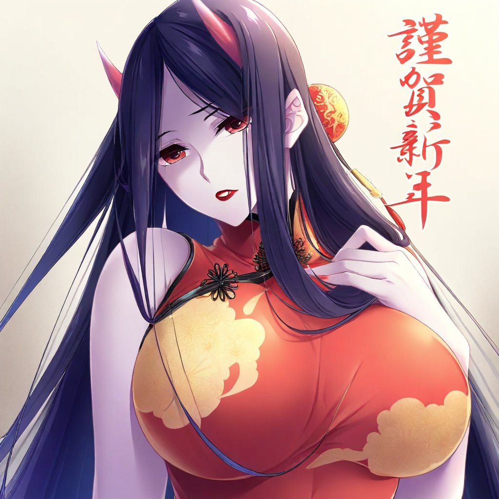 yasha-cc,  black hair,  very long hair by montblanc5 on Tensor.Art