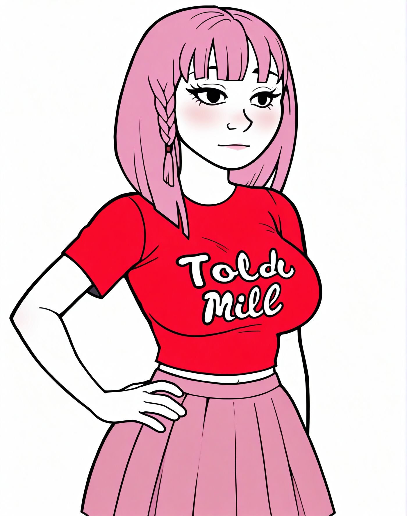 toon \(style\),  2d,  Wojak style by Awawa on Tensor.Art