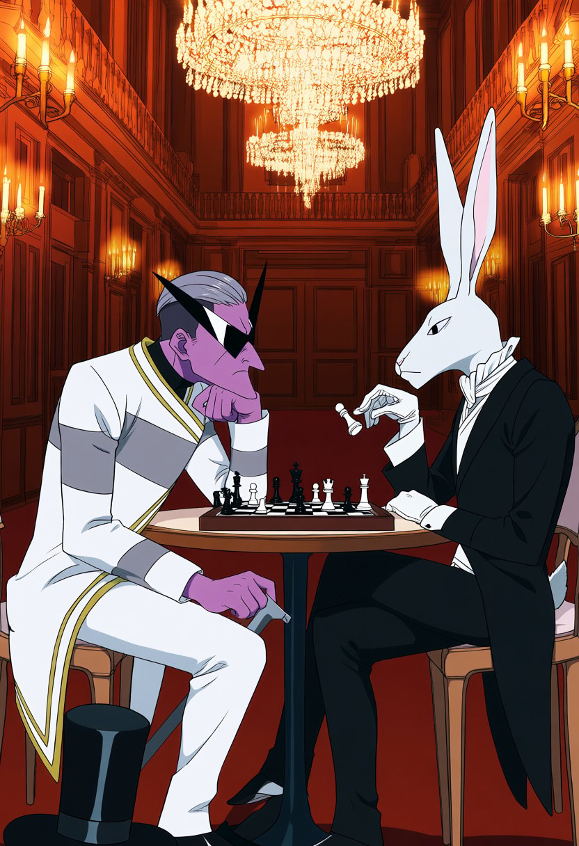 @hachisuka-ren. HuginDD,  a man with light purple skin,  short slicked-back grey hair by DuglasKele on Tensor.Art
