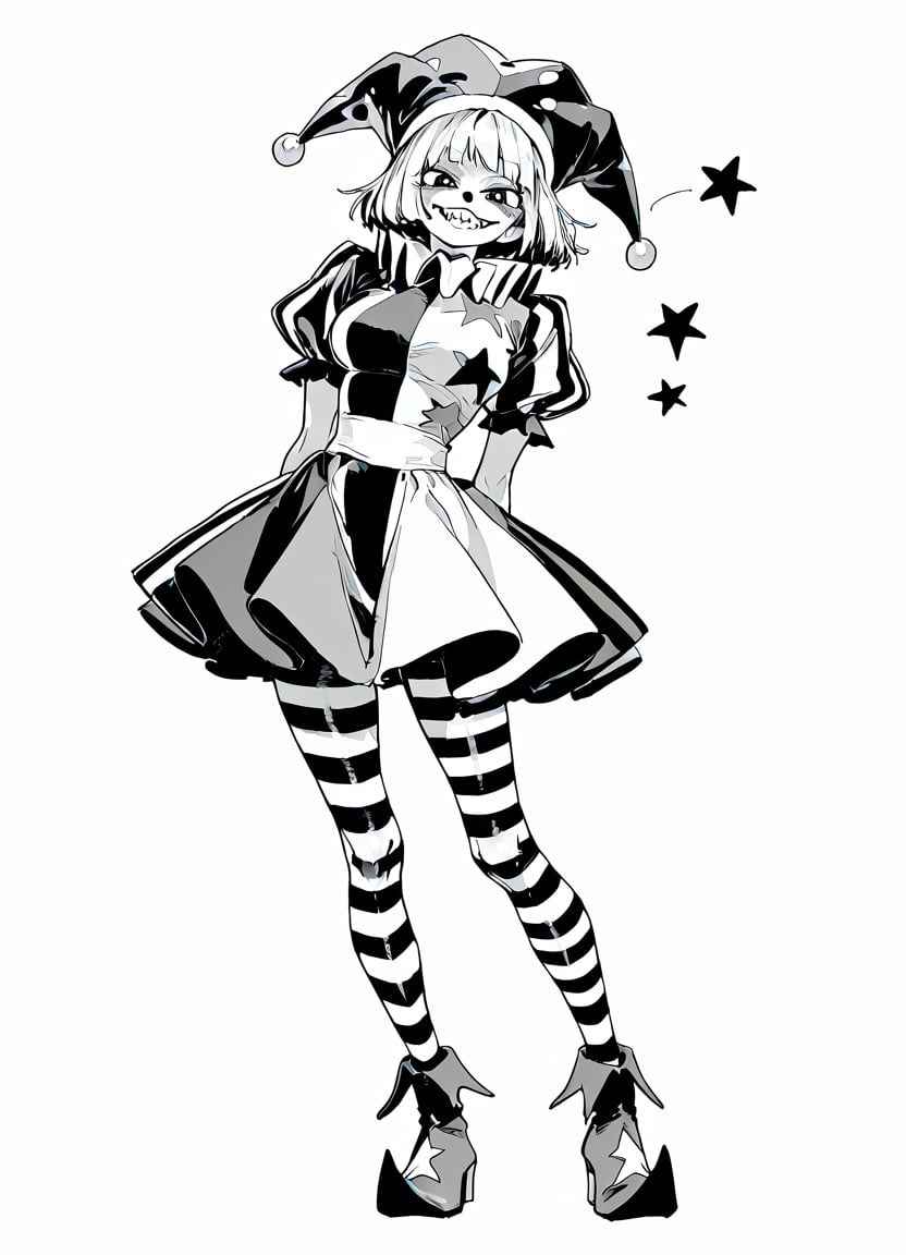 jester cap,  1girl,  solo by Rin_x0 on Tensor.Art