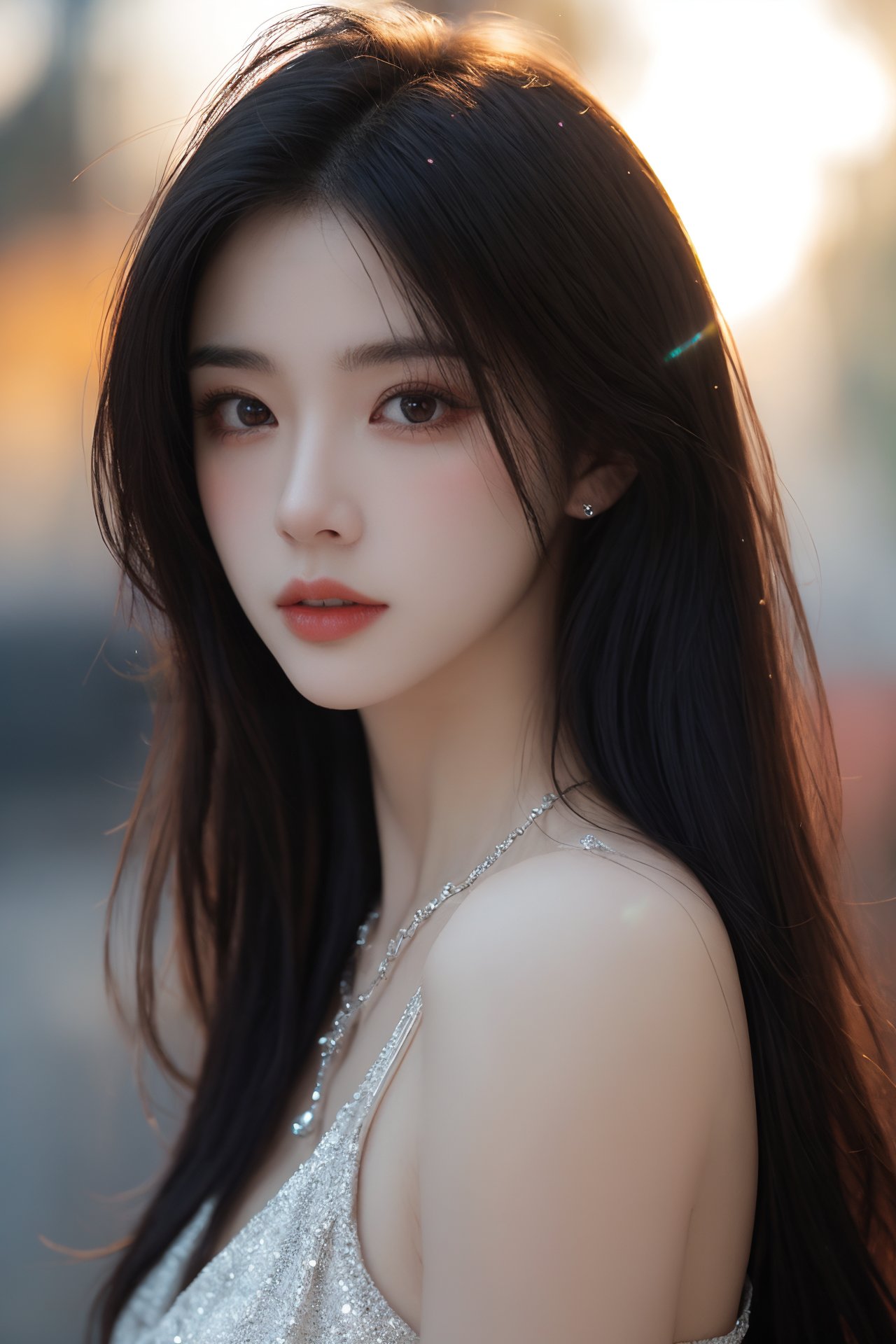 1girl,  black hair,  blurry by 智绘ai on Tensor.Art
