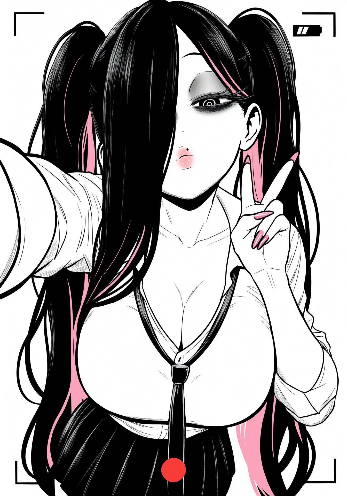 1girl,  solo,  white background by 二坤年 on Tensor.Art