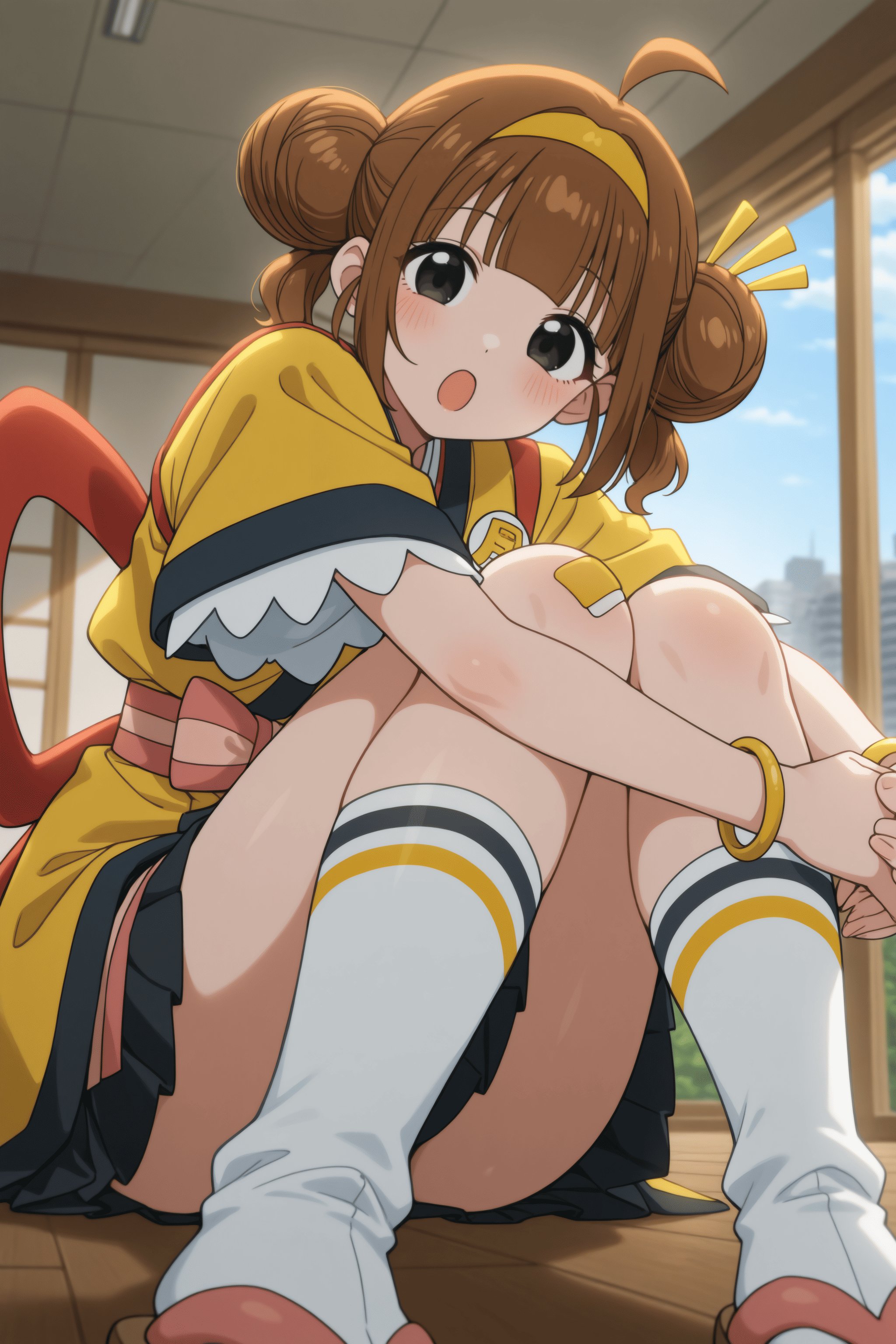 1girl,  imadake tsukimi tabemi,  brown hair by Ttan on Tensor.Art