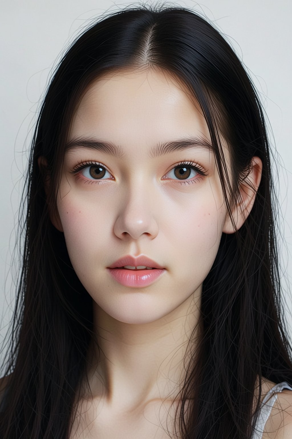 1girl,  solo,  black hair by 天TIN on Tensor.Art