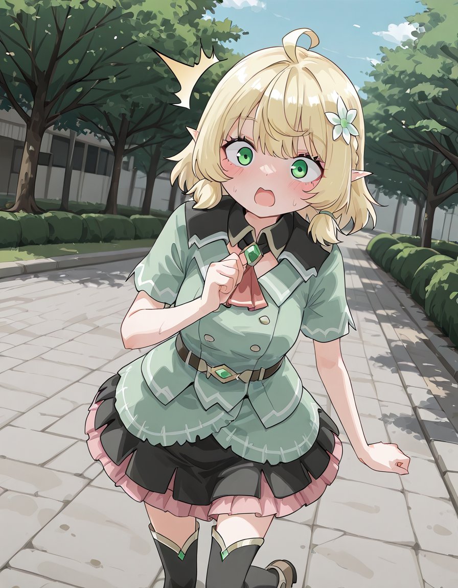 1girl,  Ixia_Polystachya,  green eyes by Mandatarius_403 on Tensor.Art