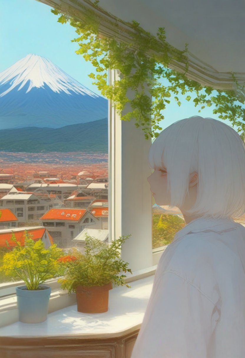 solo,  1girl,  plant by silvermoong on Tensor.Art
