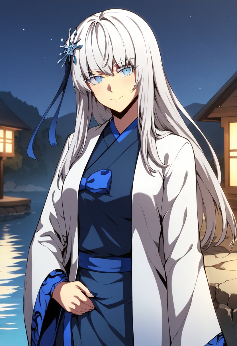 syris_endorma,  white hair,  blue eyes by Diona Loli on Tensor.Art