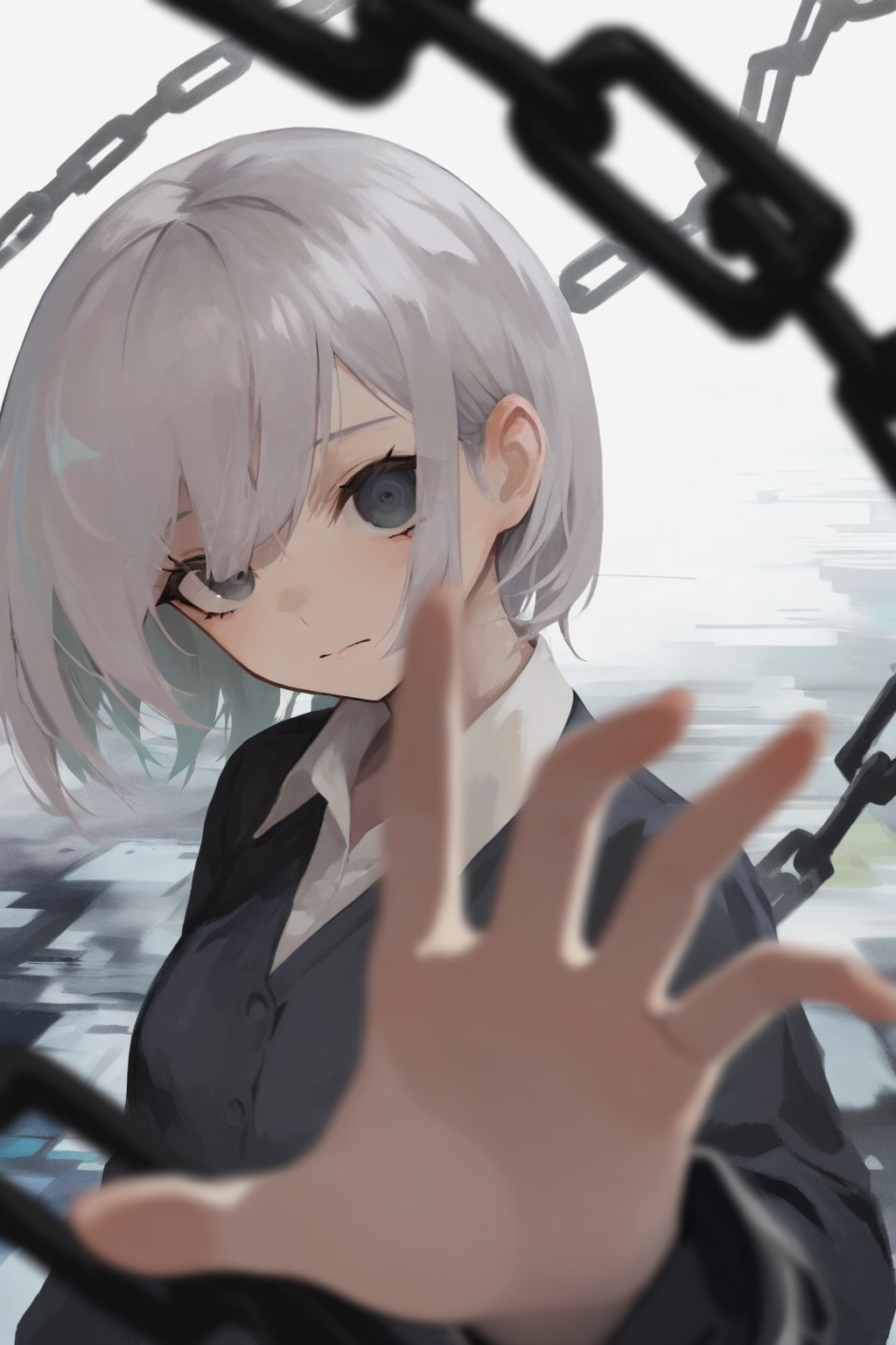 1girl,  solo,  chain by Light01 on Tensor.Art