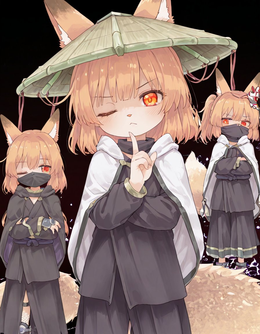 1 girl,  Primula,  fox girl by Mandatarius_403 on Tensor.Art