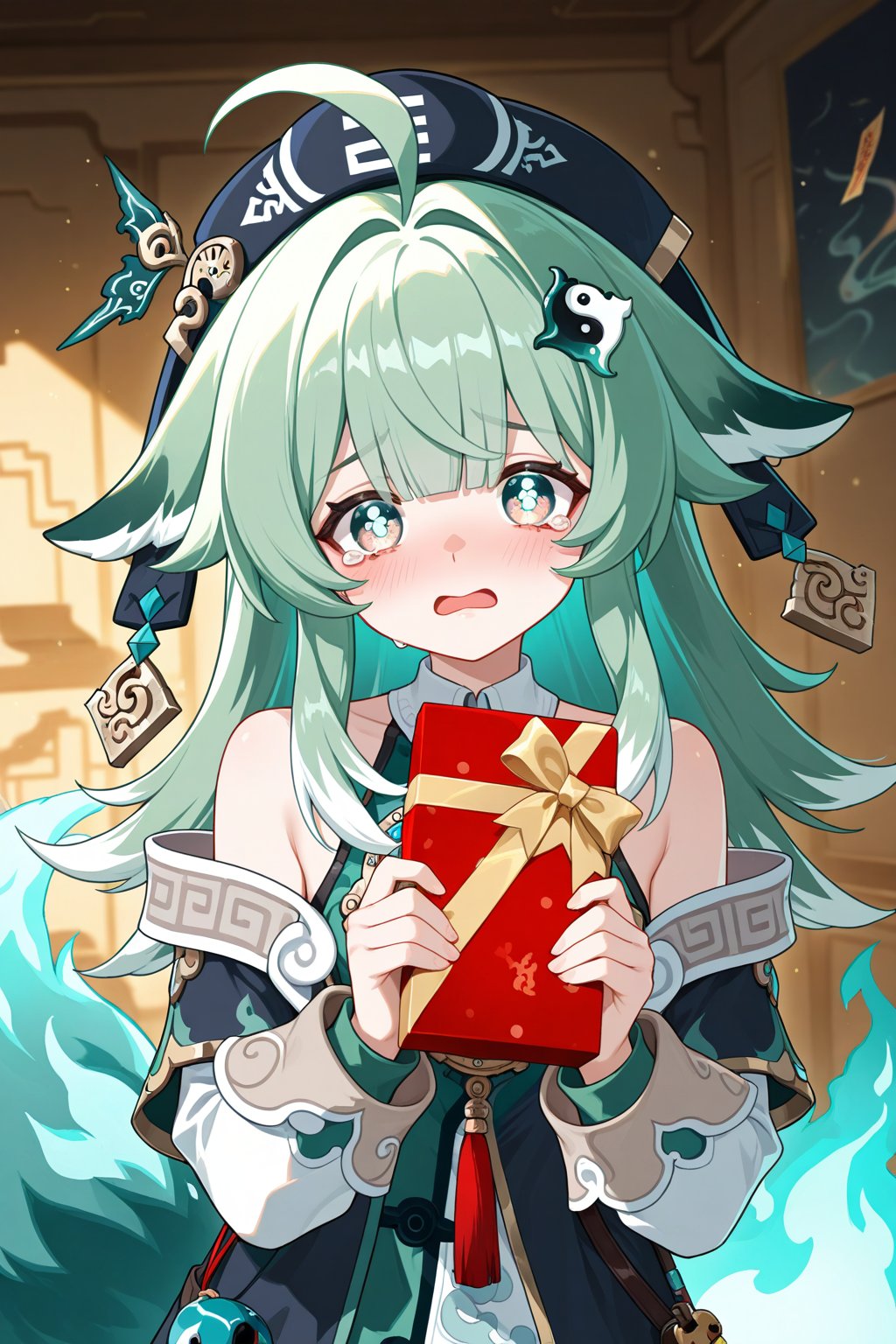huohuo (honkai: star rail),  1girl,  green hair by 月老板 on Tensor.Art