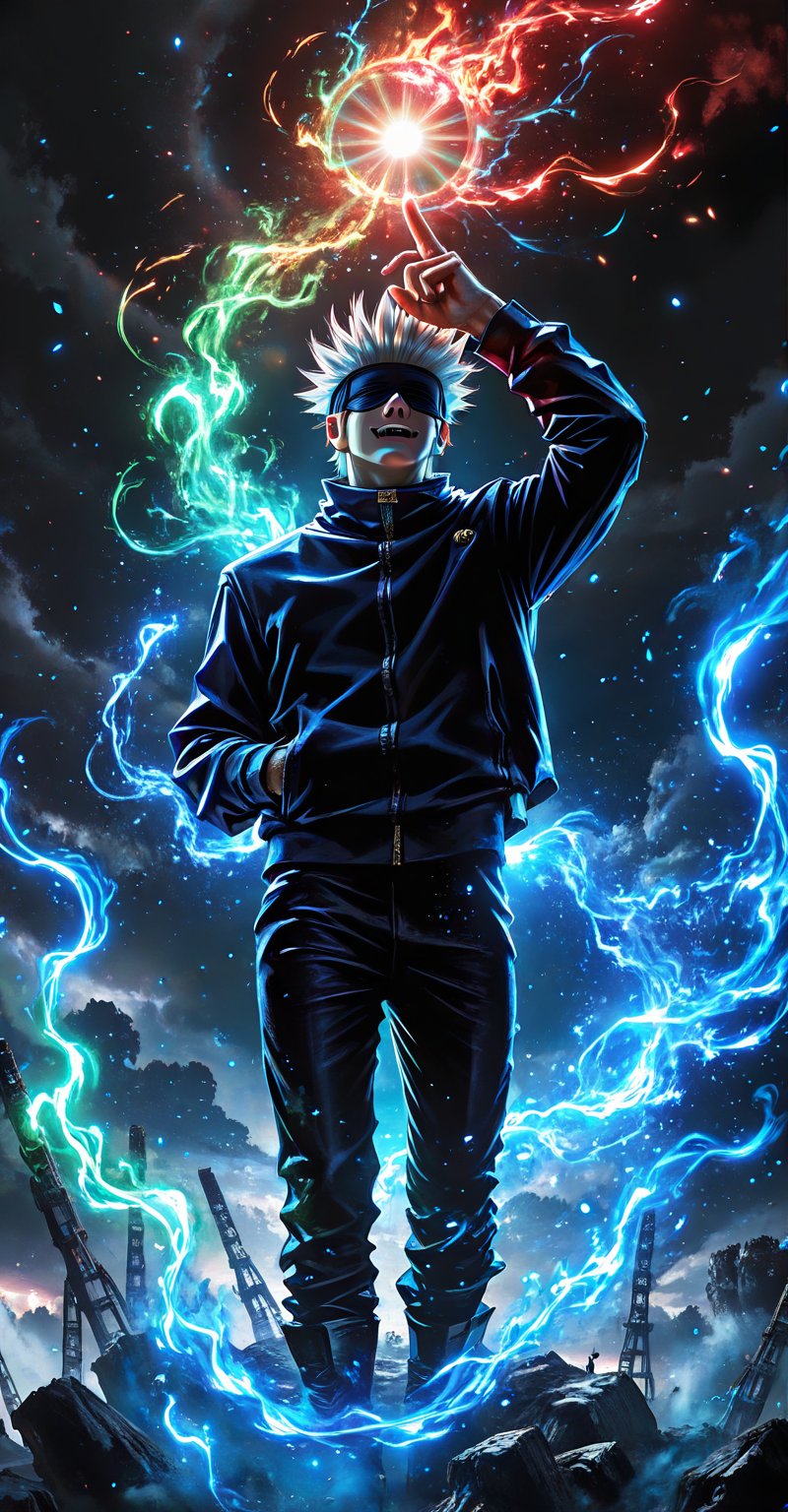 1boy,  neon,  masterpiece by Tikko on Tensor.Art