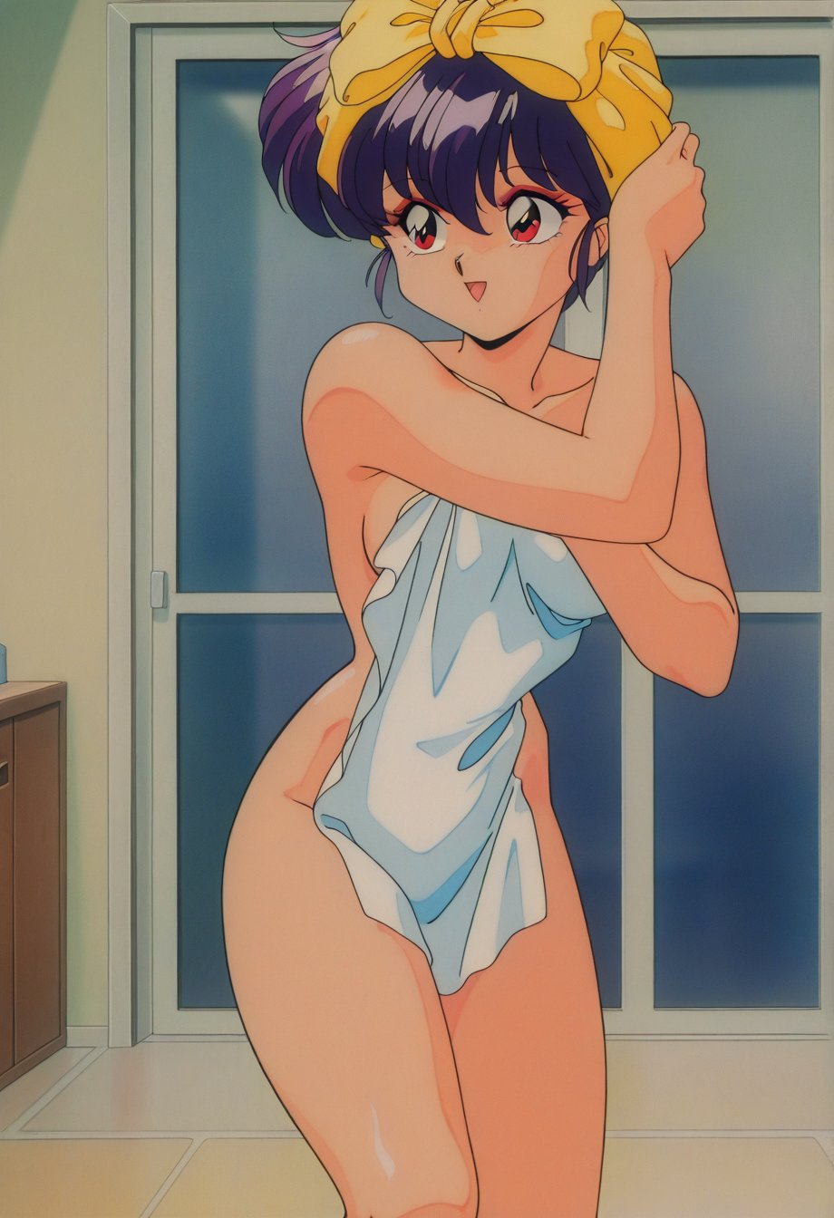 shampoobt,  purple hair,  red eyes by cs12345 on Tensor.Art