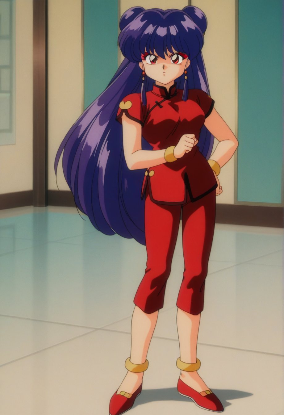 shampoorc,  red eyes,  purple hair by cs12345 on Tensor.Art