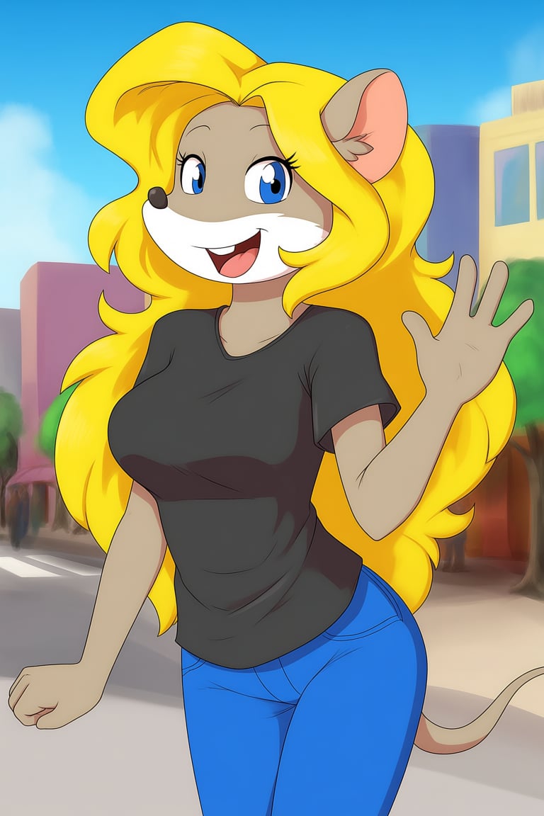 1girl,  c0l3tt3,  furry female by FinisherStrike on Tensor.Art