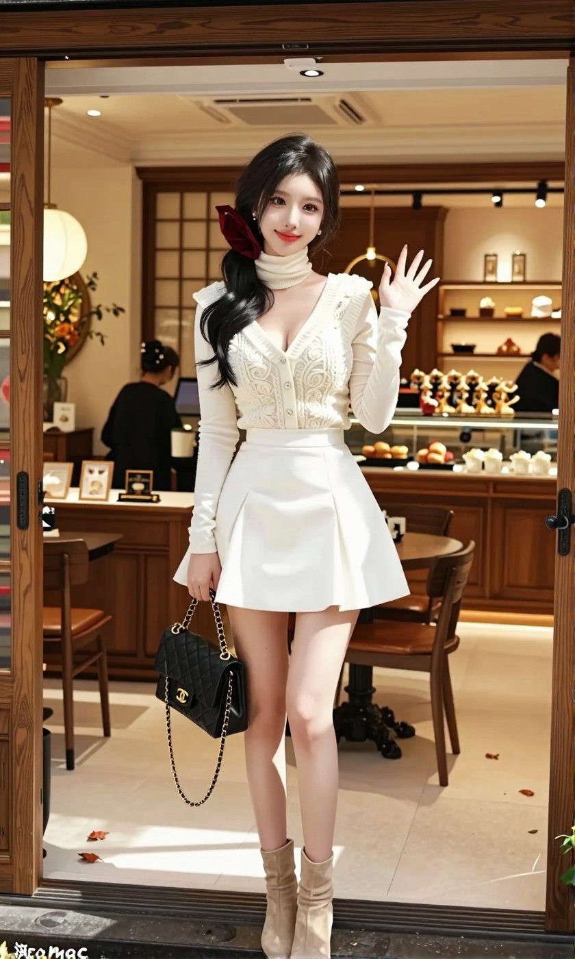 Image of a Korean woman Actual Photo: 2.0,  "A beautiful Korean woman boasting an hourglass figure,  round and voluptuous...