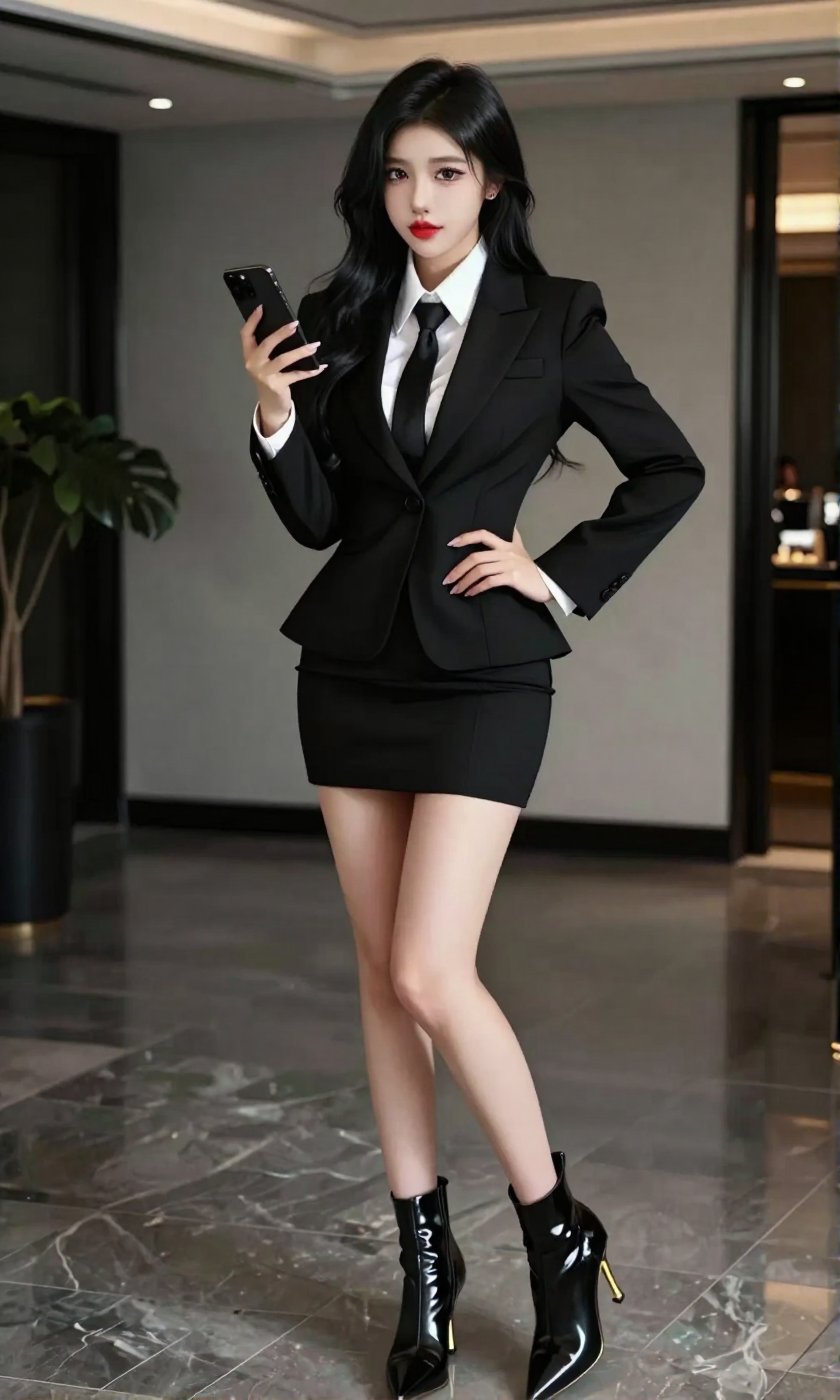 Image of a Korean woman Actual Photo: 2.0,  "A beautiful Korean woman boasting an hourglass figure,  round and voluptuous...