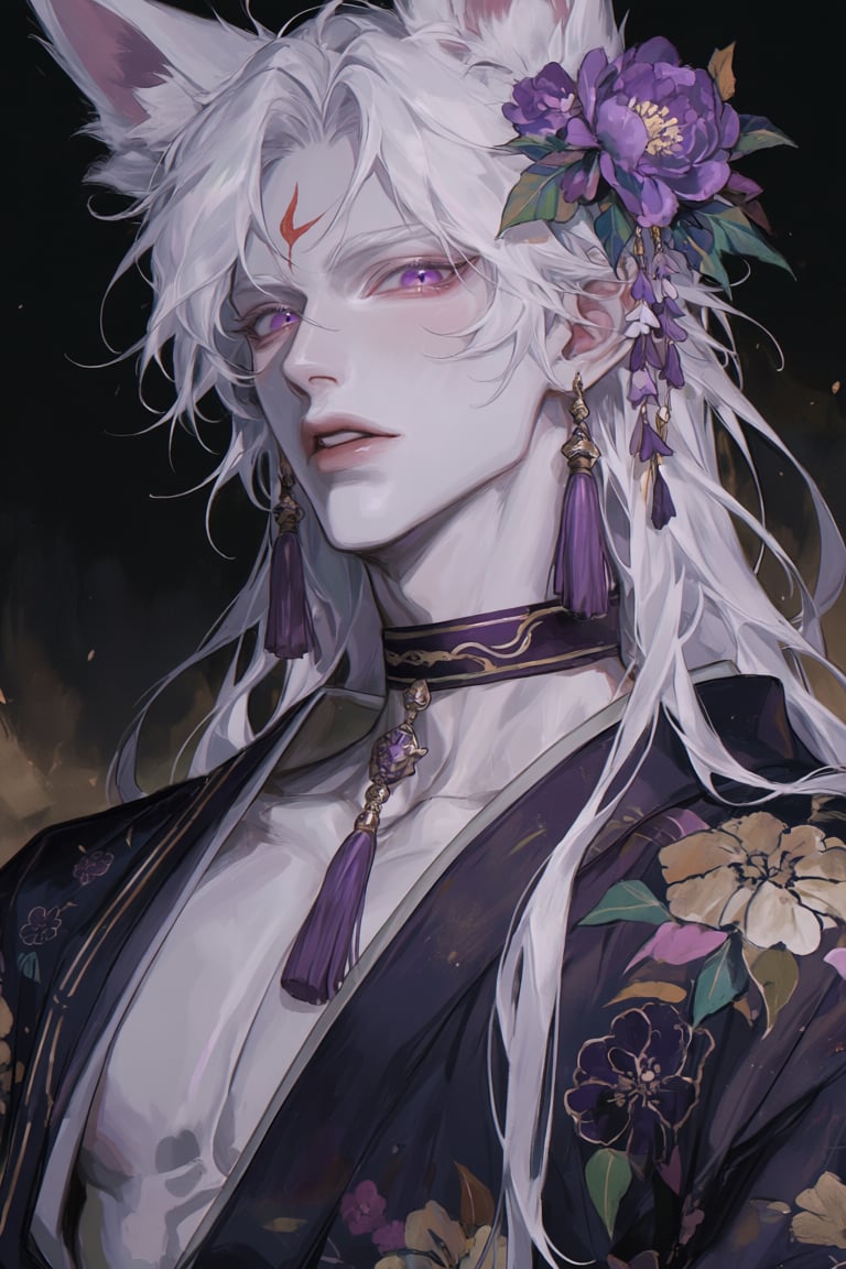 solo,  long hair,  looking at viewer by PinkCotton 🎐 on Tensor.Art
