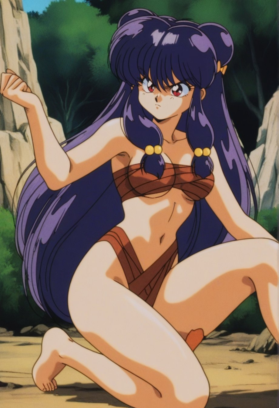 shampoo122,  naked bandage,  anime screencap by cs12345 on Tensor.Art